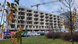 Wiecha na budowie osiedla Splot Wola, fot. materiały dewelopera