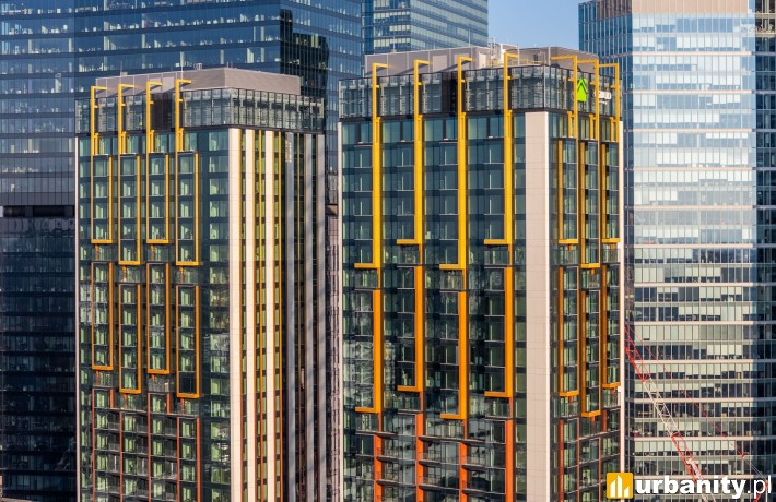 Gotowa inwestycja Towarowa Towers, fot. Asbud