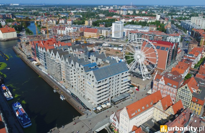 Budowa kompleksu na Wyspie Spichrzów w Gdańsku