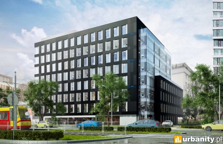 Wizualizacja budynku Grójecka Offices w Warszawie