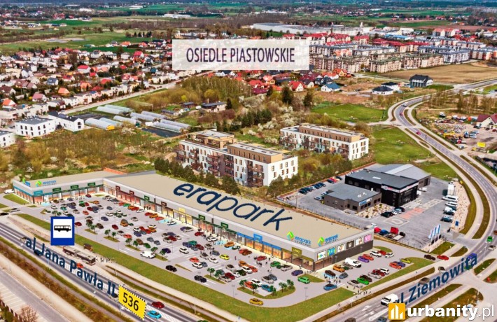 Wizualizacja inwestycji Iława ERA Park Handlowy, fot. materiały prasowe
