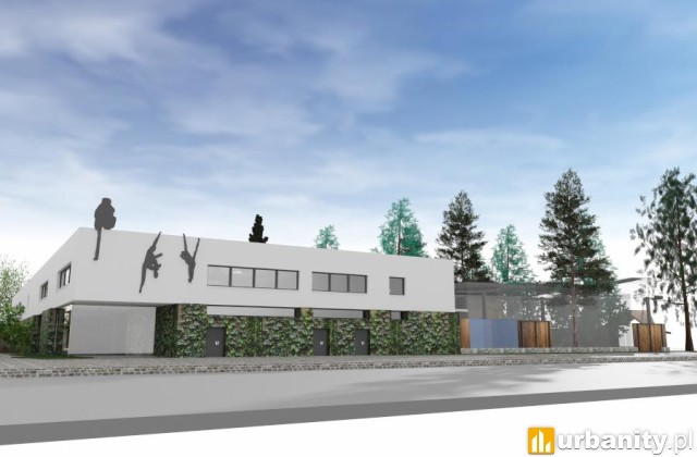 Nowa małpiarnia w Warszawskim ZOO, wizualizacja, wiz. materiały inwestora