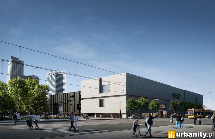 Projekt nowej siedziby Muzeum Sztuki Nowoczesnej w Warszawie