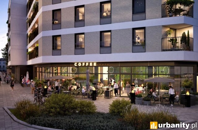 Rezydencja Śródmiejska w Łodzi, projekt inwestycji, wiz. materiały dewelopera