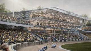 Projekt przebudowy stadionu Motora Lublin, wiz. materiały inwestora