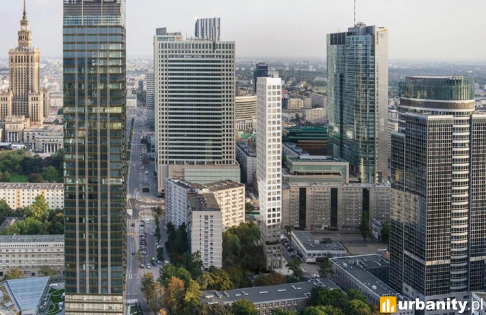 Wieża Twarda 7 - projekt inwestycji, wiz. materiały inwestora