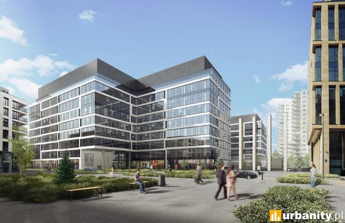 Wizualizacja II etapu kompleksu Gdański Business Center