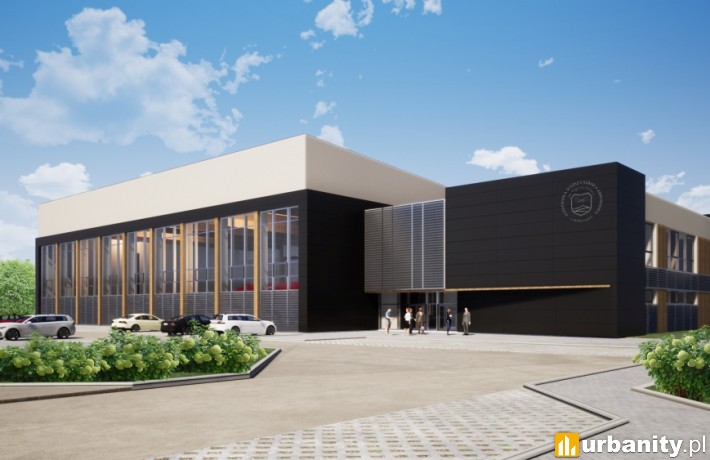 Hala sportowa w Wałbrzychu - wizualizacja