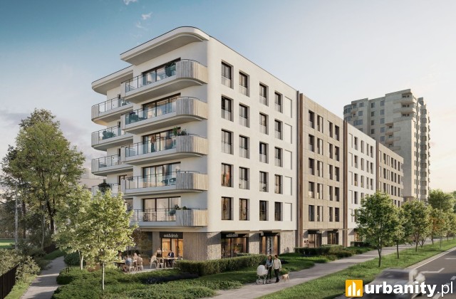 Mickiewicza 63 - projekt inwestycji na Żoliborzu, wiz. materiały dewelopera