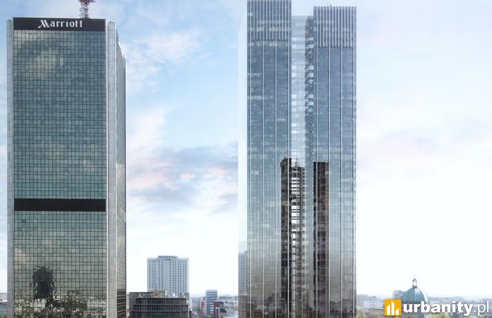 Tak pierwotnie wyglądać miał wieżowiec Roma Tower, wiz. materiały inwestora