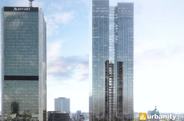 Tak pierwotnie wyglądać miał wieżowiec Roma Tower, wiz. materiały inwestora