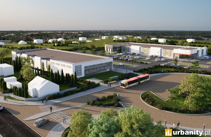 T-Park Kozirynek w Radzyniu Podlaskim, wizualizacja, wiz. materiały prasowe