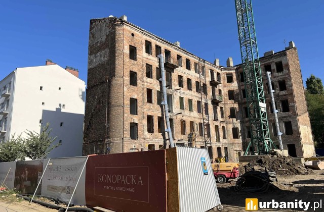 Budynek przed rewitalizacją w ramach inwestycji Konopacka, fot. Profit Development