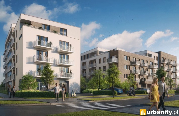 Projekt II etapu osiedla Krakowska Vita, wiz. Develia