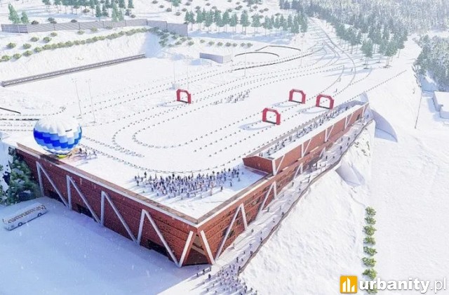 Kompleks sportowo-hotelowy w miejscowości Kubalonka, wiz. materiały inwestora