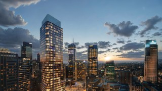 Trzeci najwyższy budynek mieszkalny w Warszawie. Najwyższe apartamenty sprzedane przed startem