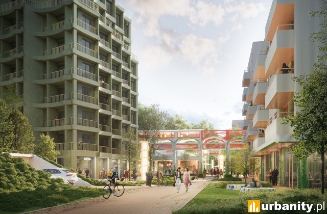 Projekt inwestycji przy Omulewskiej 27, wiz. materiały inwestora