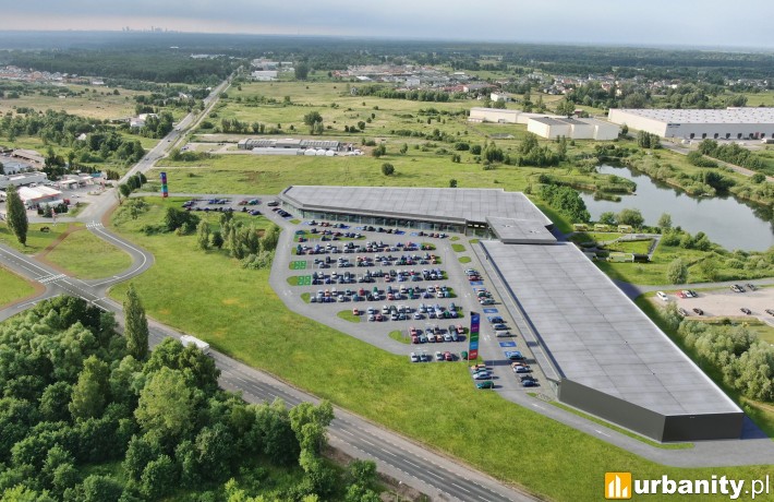 Park handlowy Glinianka w Łubnej pod Warszawą, wizualizacja, fot. materiały prasowe