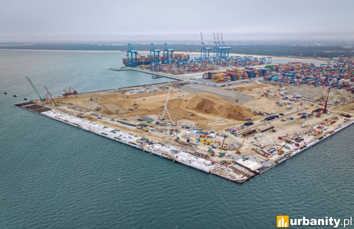 Obecny stan budowy terminala T5 w Gdańsku, fot. NDI