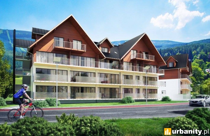 Wizualizacja apartamentowca Triventi Mountain Residence w Karpaczu