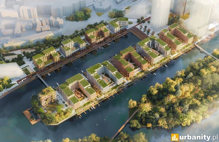 Koncepcja etapu Doki w Porcie Praskim, wiz. APA Wojciechowski Architekci