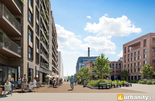 II etap osiedla Flow w Łodzi, wiz. mat. prasowe