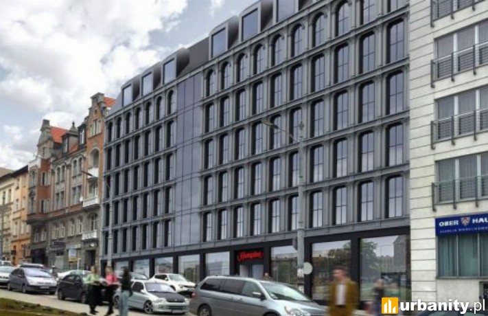 Hotel Hampton by Hilton w Poznaniu - wizualizacja