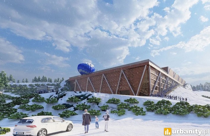 Kompleks sportowo-hotelowy w miejscowości Kubalonka, wiz. materiały inwestora
