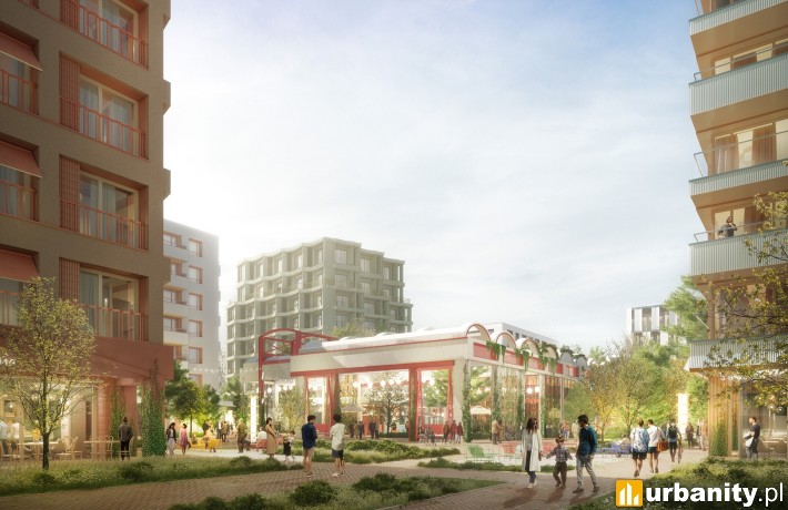 Projekt inwestycji przy Omulewskiej 27, wiz. materiały inwestora