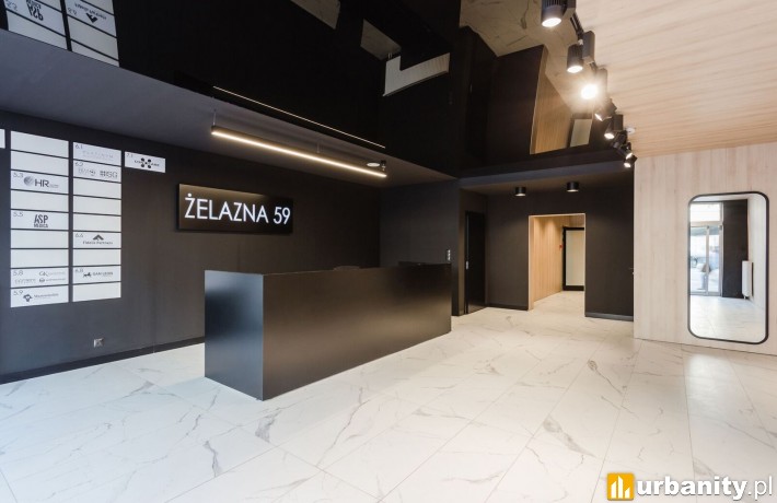 Żelazna 59A - nowa recepcja