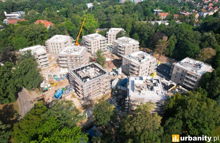 Apartamenty przy Parku Szczytnickim, budowa lipiec 2024 rok, fot. materiały dewelopera