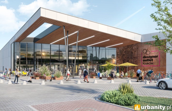 Designer Outlet Kraków, wizualizacja, wiz. materiały inwestora