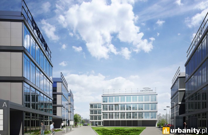 Enterprise Park w Krakowie - wizualizacja