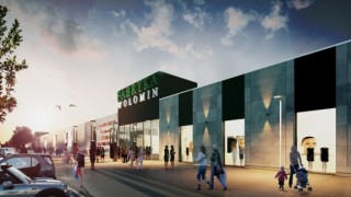 Fabryka Wołomin z kamieniem węgielnym