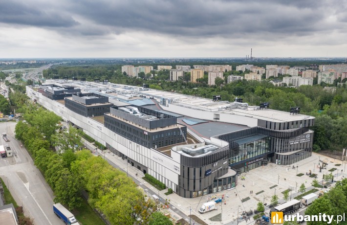 Gotowy budynek Galerii Młociny w Warszawie
