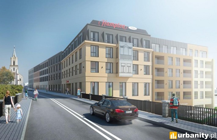 Projekt hotelu Hampton by Hilton w Oświęcimiu