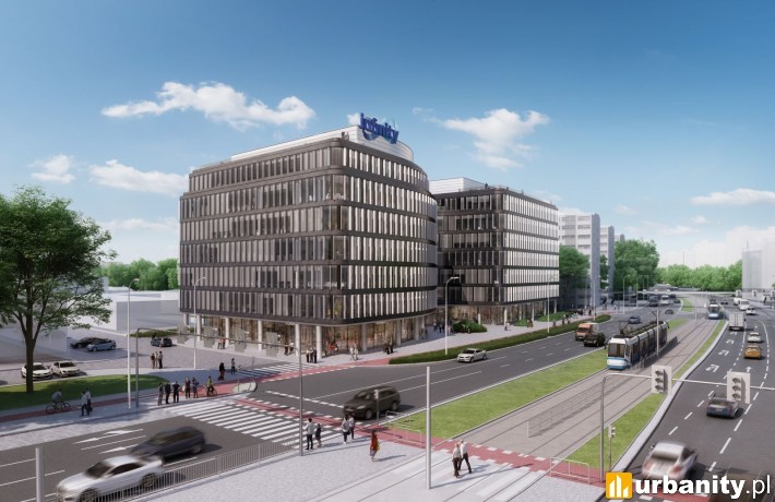 Biurowiec Infinity we Wrocławiu - wizualizacja