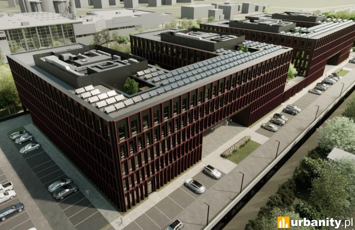 Nowa siedziba Prokuratura Katowice, wizualizacja, wiz. materiały inwestora