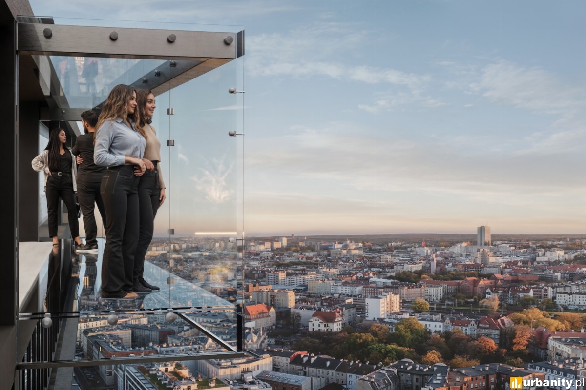 Pierwszy Sky Walk w budynku mieszkalnym w Polsce. Wieżowiec w Katowicach z unikalną ofertą