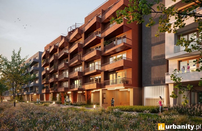 Osiedle Rytm na warszawskich Kabatach - wizualizacja