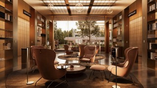 Salon Literacko Montblanc w Apartamentach Gutenberga, wiz. materiały inwestora