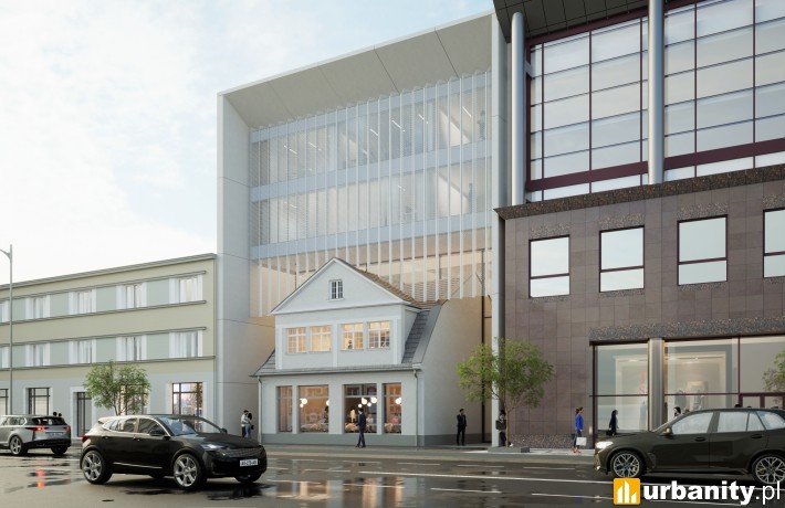 Projekt inwestycji przy ulicy 10 Lutego 9 w Gdyni, wiz. Wolski Architekci