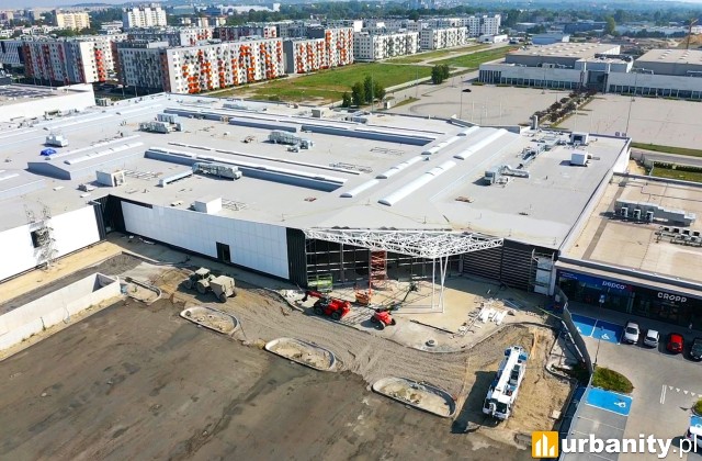 Designer Outlet Kraków, prace budowlane na terenie inwestycji, fot. materiały prasowe