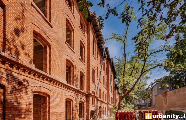 Półmetek prac przy rewitalizacji famuł przy ogrodowej 24, fot. LODZ.PL