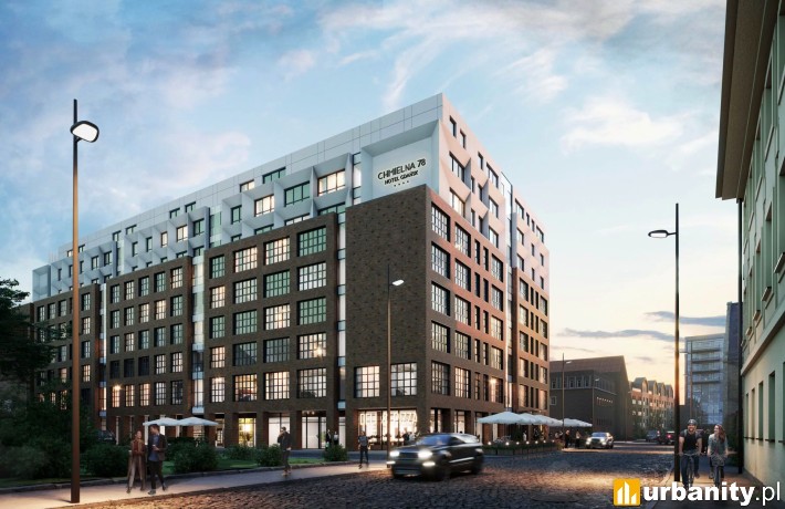 Hotel Chmielna 78, wizualizacja, wiz. materiały inwestora