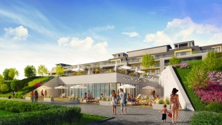 Wizualizacja inwestycji Marina Rogowo, wiz. materiały dewelopera