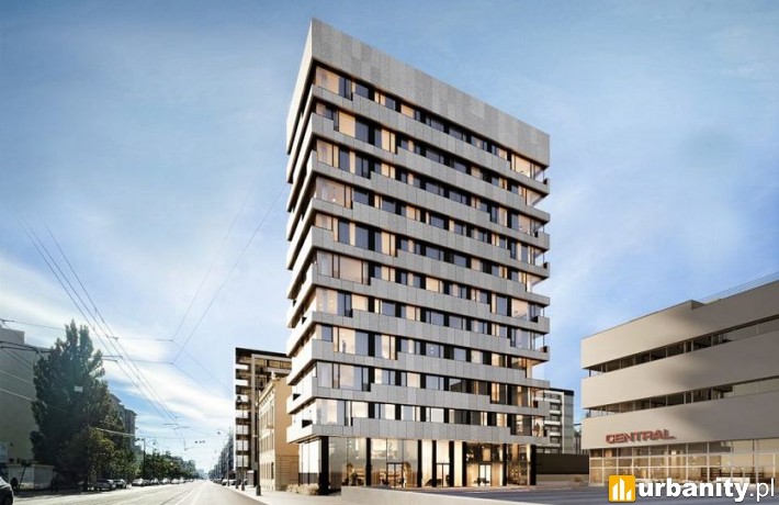 Charakterystyczny gmach koło domu handlowego Central przy ulicy Piotrkowskiej w Łodzi zmieni się w apartamentowiec