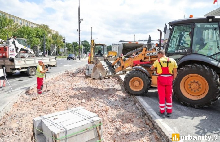 Rusza kolejny etap prac na placu Bankowym, fot. Szymon Pulcym UM Warszawa
