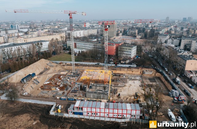 Budowa nowej siedziby Sądu Rejonowego w Łodzi, fot. Balzola Polska