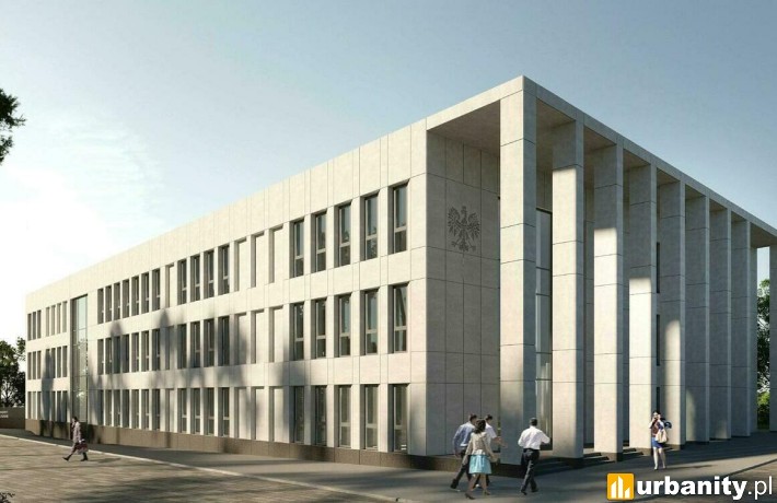 Tak wyglądał będzie nowy budynek Sądu Rejonowego, wiz. materiały inwestora
